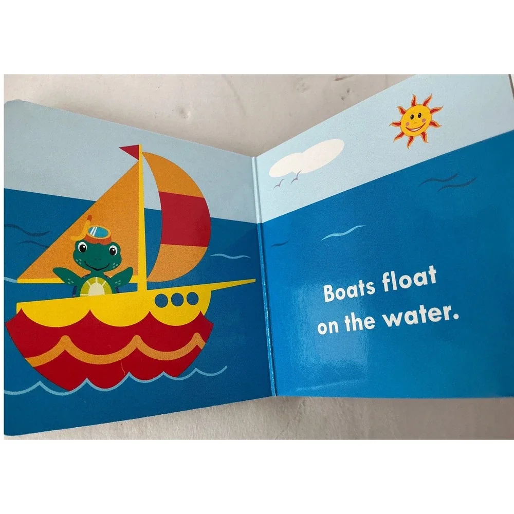 Baby Einstein Board Books Set of 6 Chunky‎ Educational Toddler Books 3x3 Multi